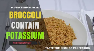 Rice-a-Roni: Potassium Content in Chicken and Broccoli Flavor