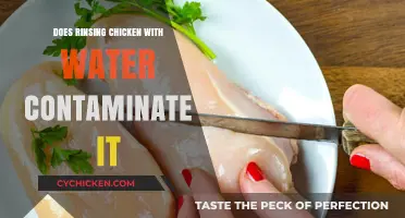 Rinsing Chicken: Does Washing with Water Increase Contamination Risk?