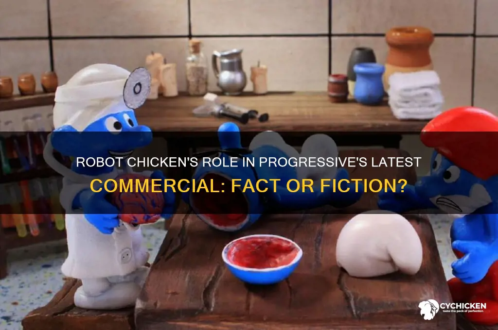 does robot chicken do the new progressive commercial