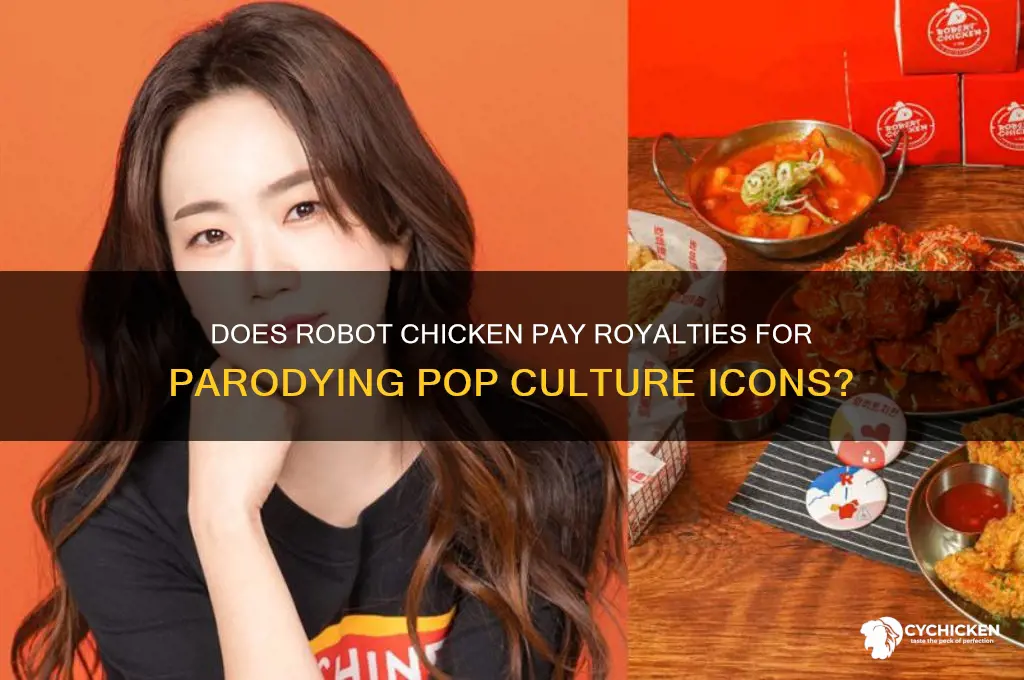 does robot chicken have to pay royalties