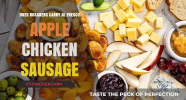 Does Rosauers Stock Al Fresco Apple Chicken Sausage? Find Out Here