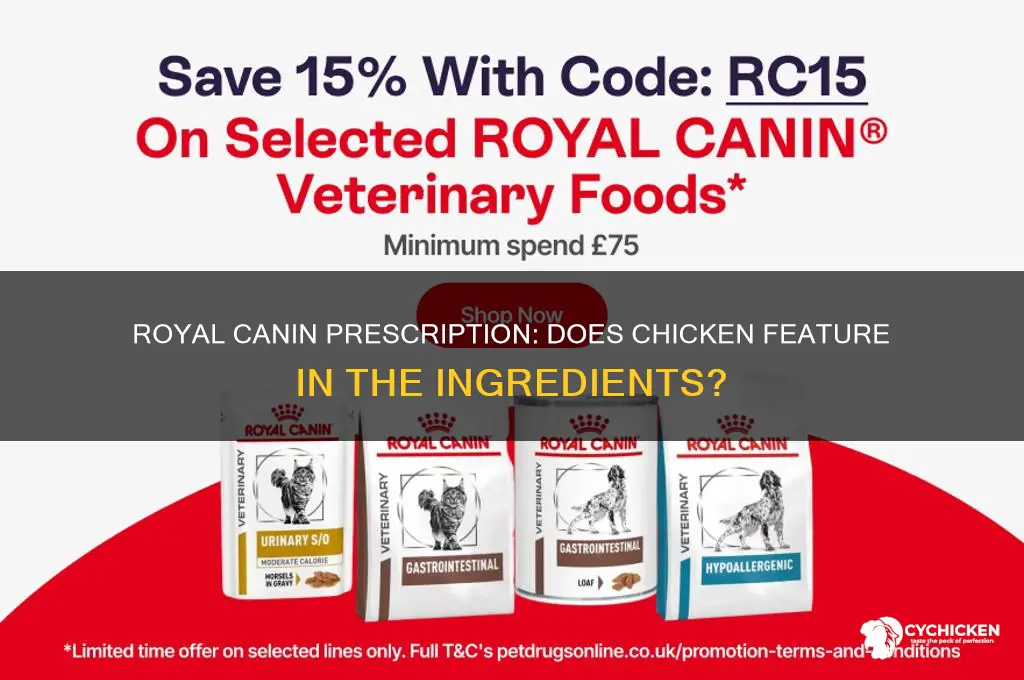 does royal canin prescription have chicken in it