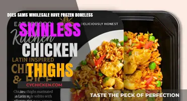 Sam's Wholesale Frozen Boneless Skinless Chicken Thighs Availability Guide