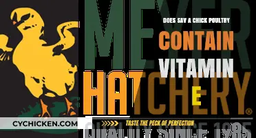 Sav A Chick Poultry: Vitamin E Content and Nutritional Benefits