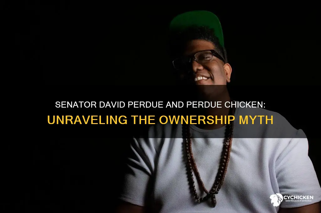 does senator david perdue own perdue chicken