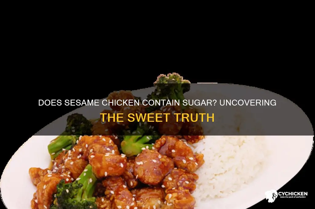 does sesame chicken have sugar in it