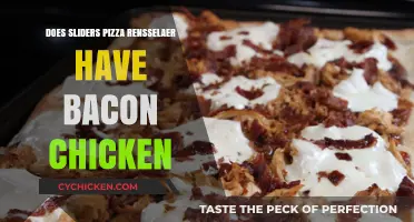 Bacon Chicken at Sliders Pizza Rensselaer: Menu Details Revealed