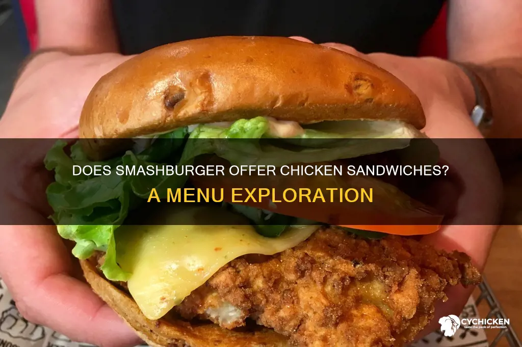 does smashburger have chicken sandwiches
