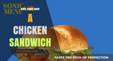 Sonic's Menu Mystery: Is There a Chicken Sandwich Option?