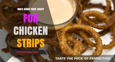 Sonic's Chicken Strips: Gravy Availability and Menu Options Explained