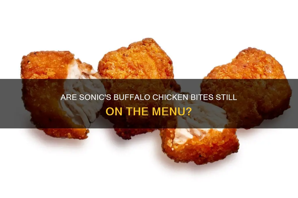 does sonic still have buffalo chicken bites