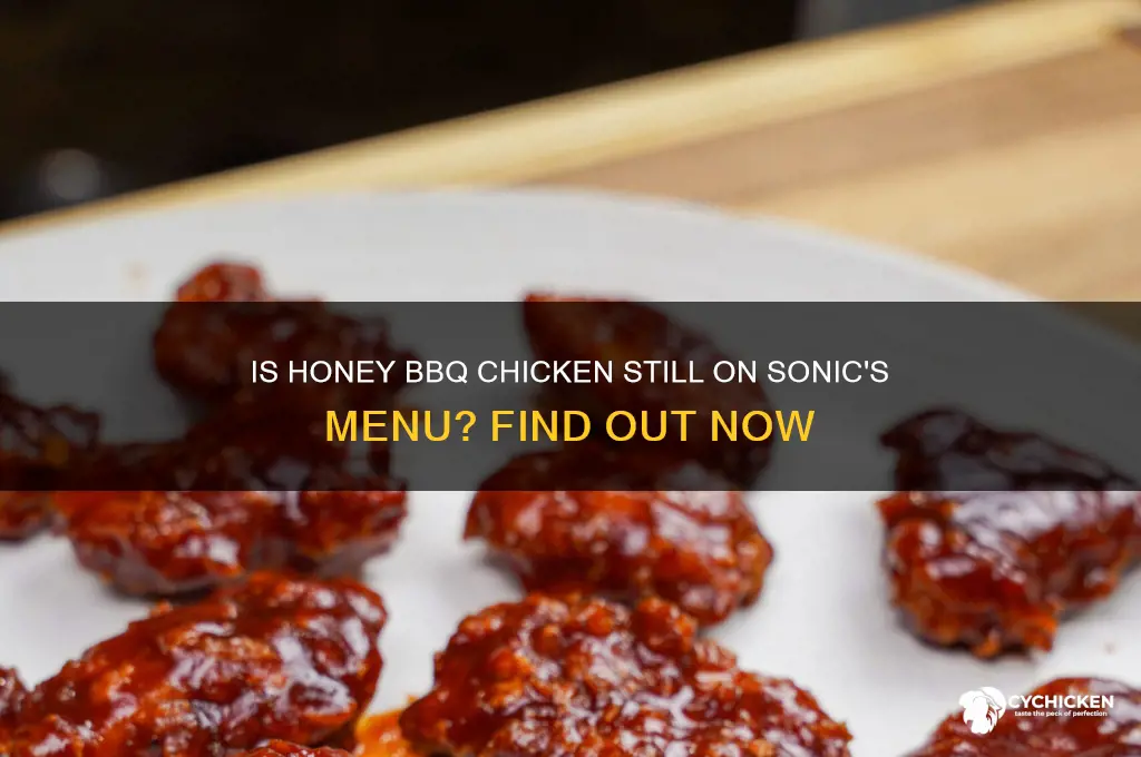 does sonic still have honey bbq chicken