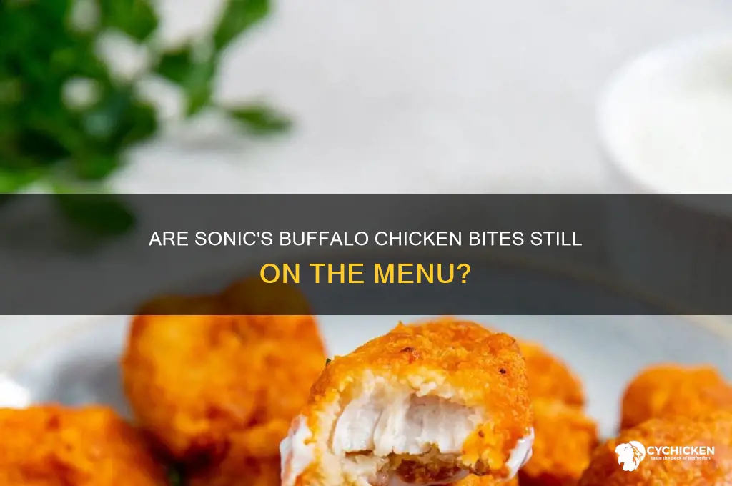 does sonic still have the buffalo chicken bites
