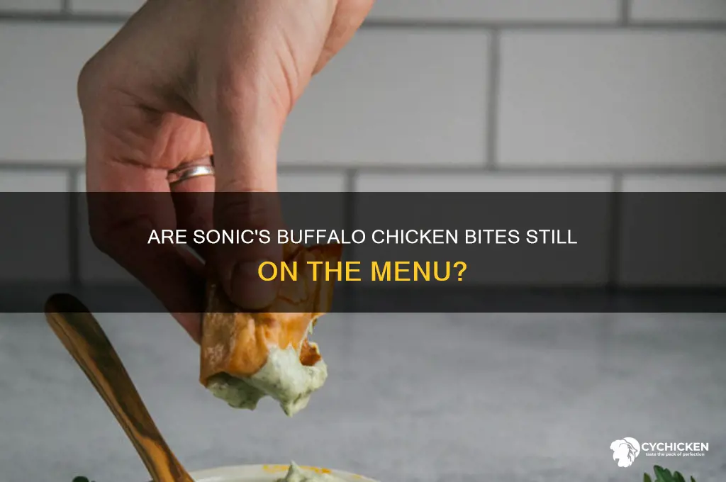 does sonic still sell buffalo chicken bites