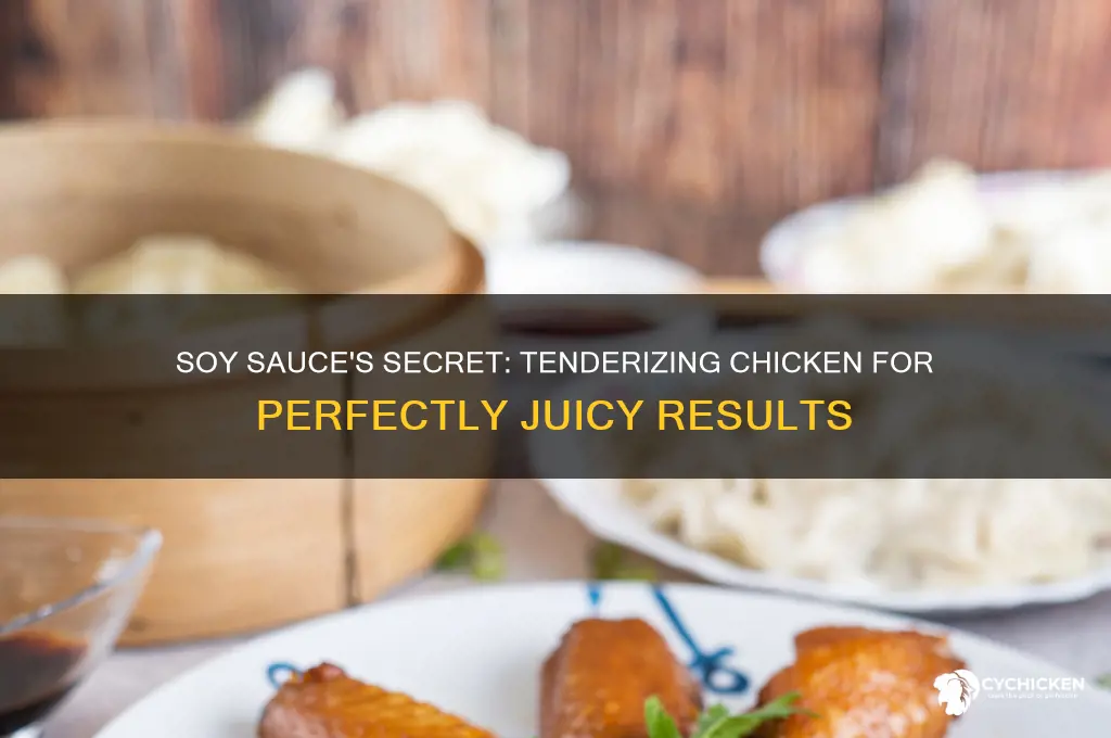does soy sauce make chicken tender