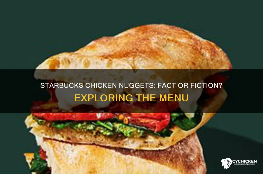 does starbucks have chicken nuggets