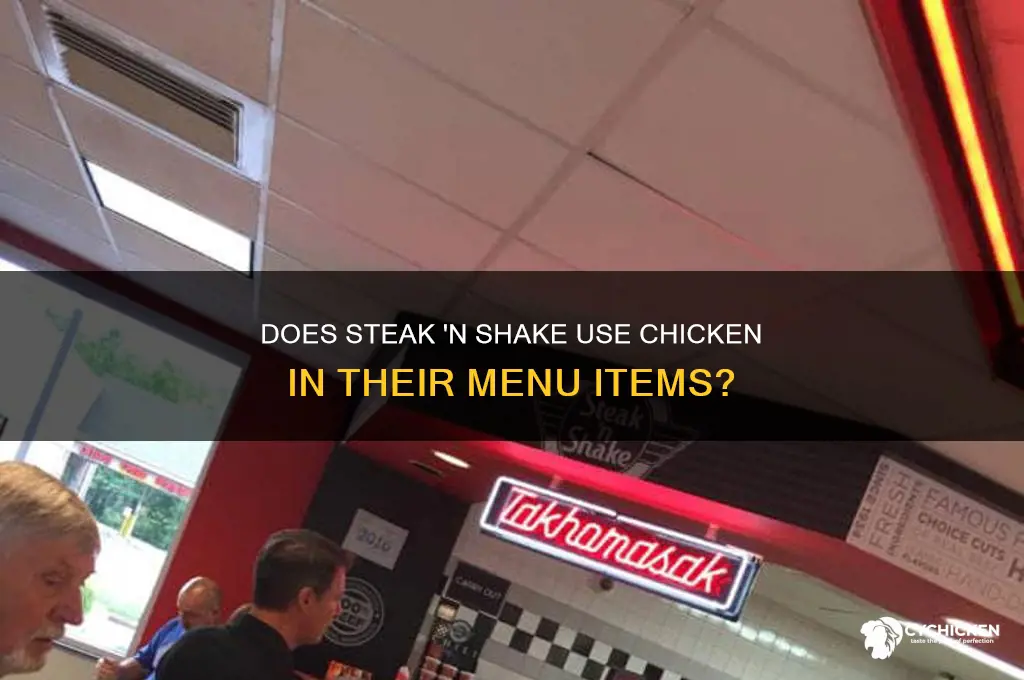 does steak ams shake have chicken t