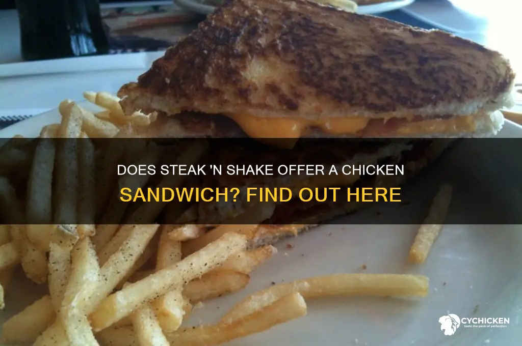 does steak and shake have a chicken sandwich