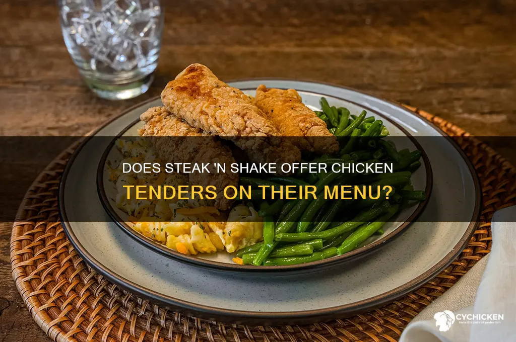 does steak and shake sell chicken tenders