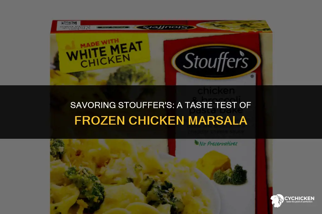 does stouffers frozen food chicken marsala
