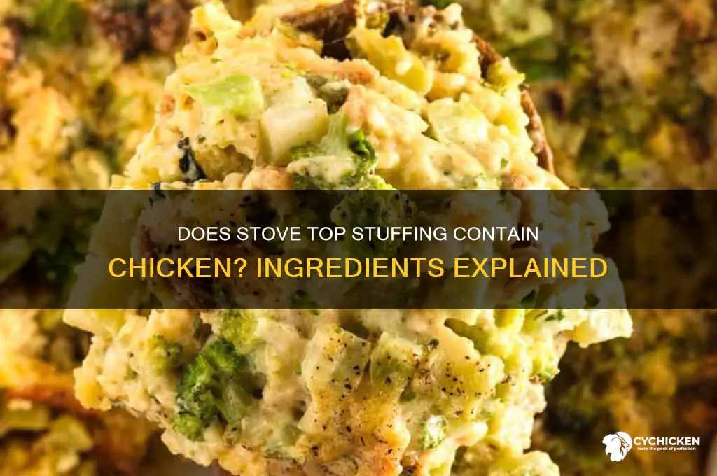does stove top stuffing have chicken in it
