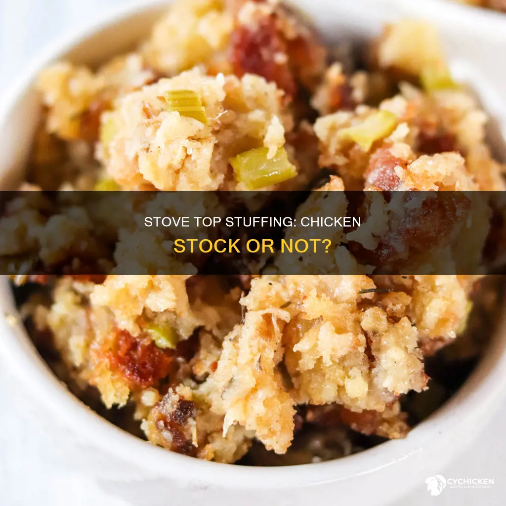 does stove top stuffing have chicken stock in it