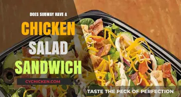 Does Subway Offer a Chicken Salad Sandwich? A Menu Exploration