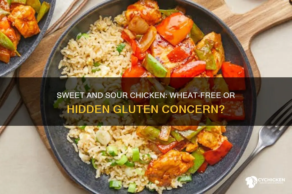 does sweet and sour chicken have wheat