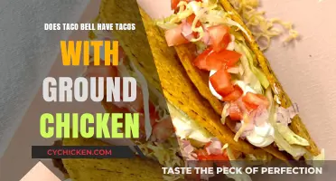 Does Taco Bell Offer Ground Chicken Tacos? A Menu Exploration