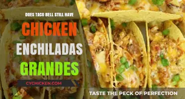 Are Taco Bell's Chicken Enchiladas Grandes Still on the Menu?