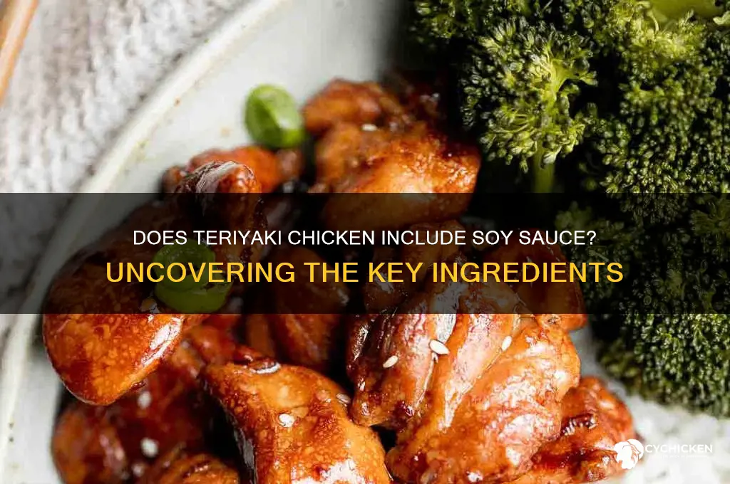 does teriyaki chicken have soy sauce