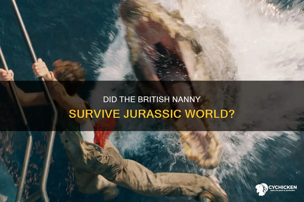 does the british nanny chick die in jurassic world