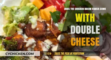 Chicken Bacon Ranch: Double Cheese or Not?