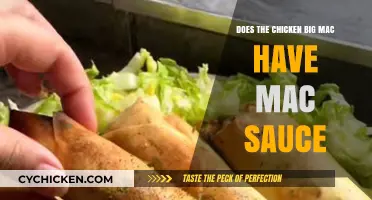Does the Chicken Big Mac Include the Iconic Mac Sauce?