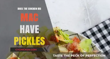 Does the Chicken Big Mac Include Pickles? A Tasty Investigation
