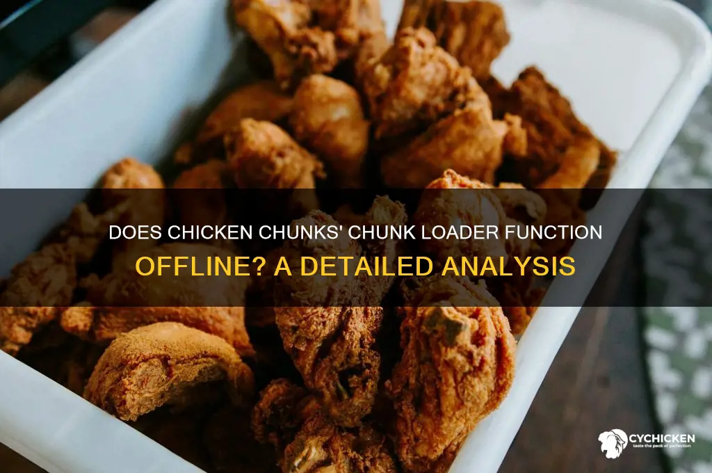 does the chicken chunks chunk loader continue offline