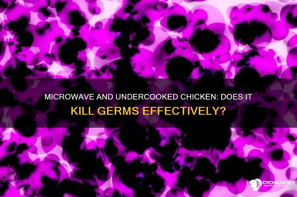 does the microwave kill germs in undercooked chicken