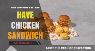 Popeyes El Cajon: Does Their Menu Include the Famous Chicken Sandwich?