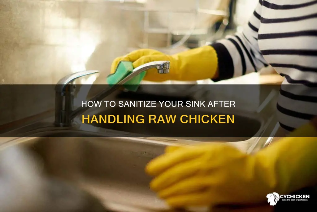 does the sink need to be disinfected after cleaning chicken