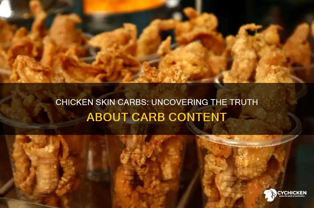 does the skin on chicken have carbs