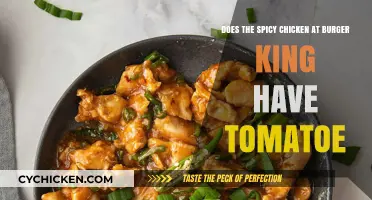 Spicy Chicken Burger King's Secret Tomato Sauce