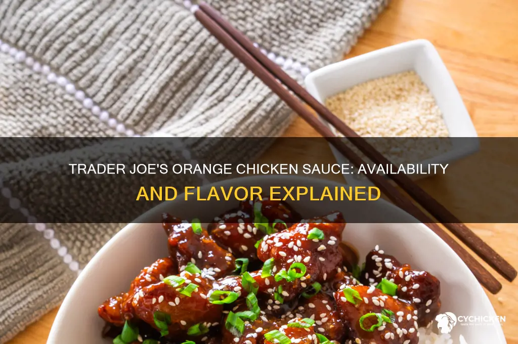 does trader joes jave an orange chicken sauce