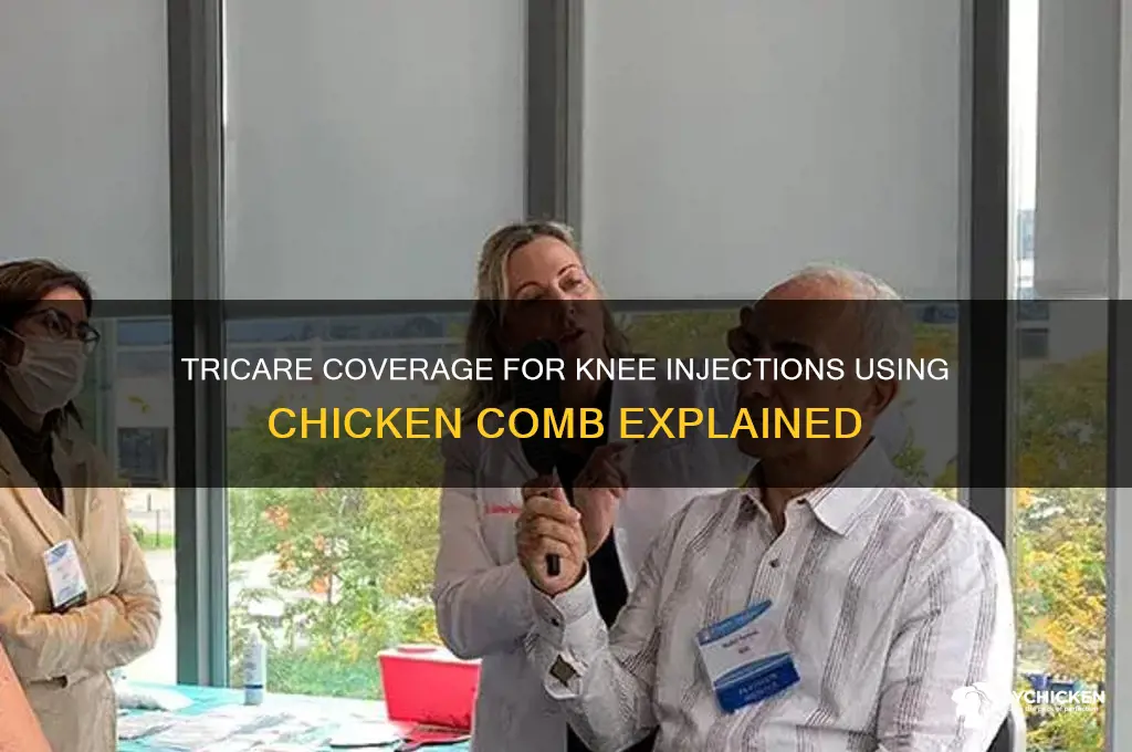 does tricare cover knee injections with chicken combs