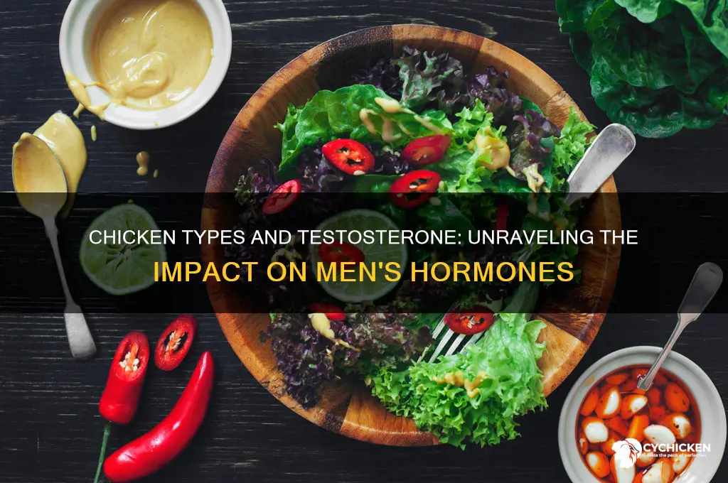 does types of chicken affect men