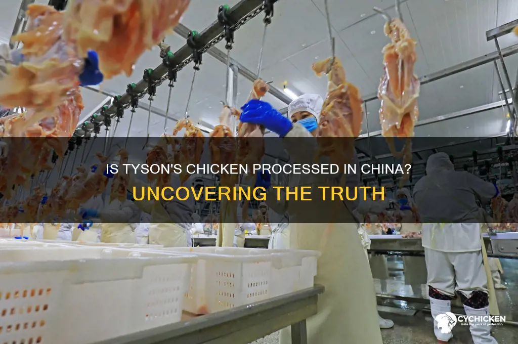 does tyson process their chicken in china