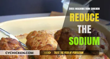Washing Raw Chicken: Does It Really Reduce Sodium Content?
