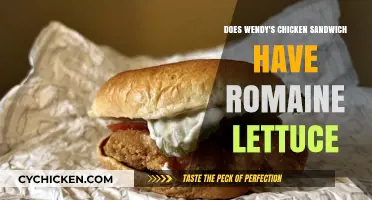 Wendy's Chicken Sandwich: Romaine Lettuce or Not?