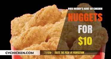 Wendy's 50 Chicken Nuggets for $10: Fact or Fiction?