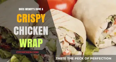 Wendy's Crispy Chicken Wrap: Menu Availability and Tasty Details