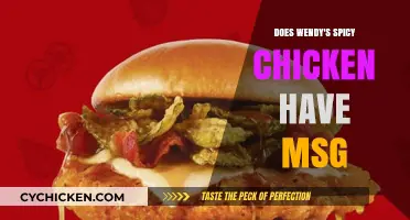 Does Wendy's Spicy Chicken Contain MSG? Uncovering the Truth